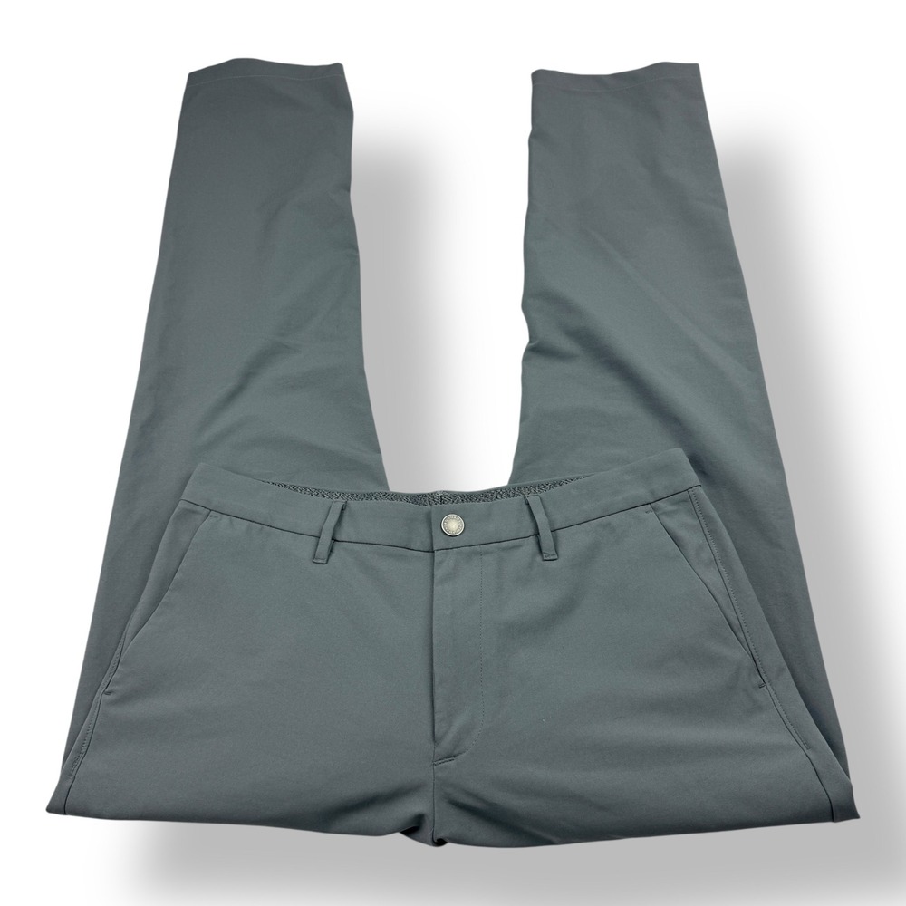 Bonobos Golf Mens Slim Fit Performance Pants Gray 32x33 Recycled Polyester